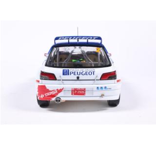 PEUGEOT 306 MAXI WHITE #2 G.PANIZZI / H.PANIZZI RALLY CORTES INGLES 1998 S1808310 Solido 1:18 Metallmodell